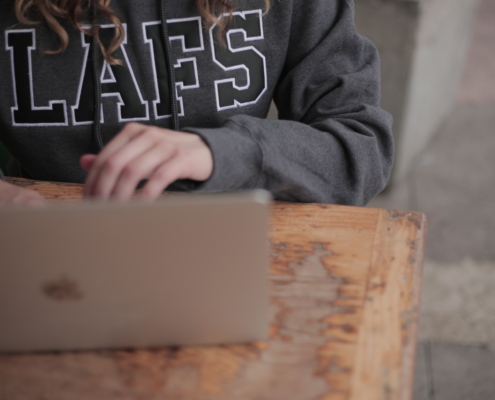 LAFS online student