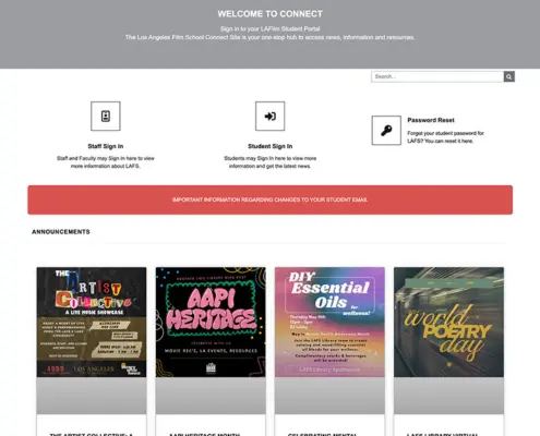 Info for New Students