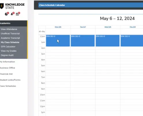 Info for New Students