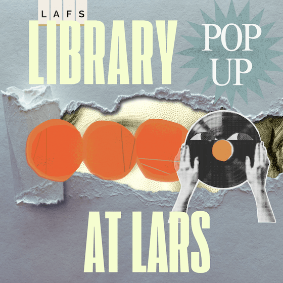 LAFS Library at LARS Pop Up Flyer