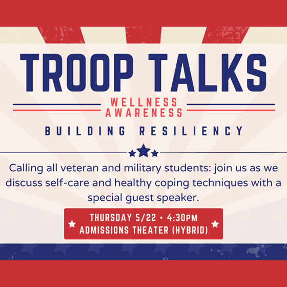 Troop Talks Flyer