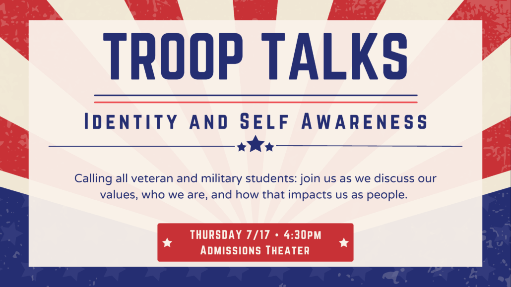 Troop Talks Flyer