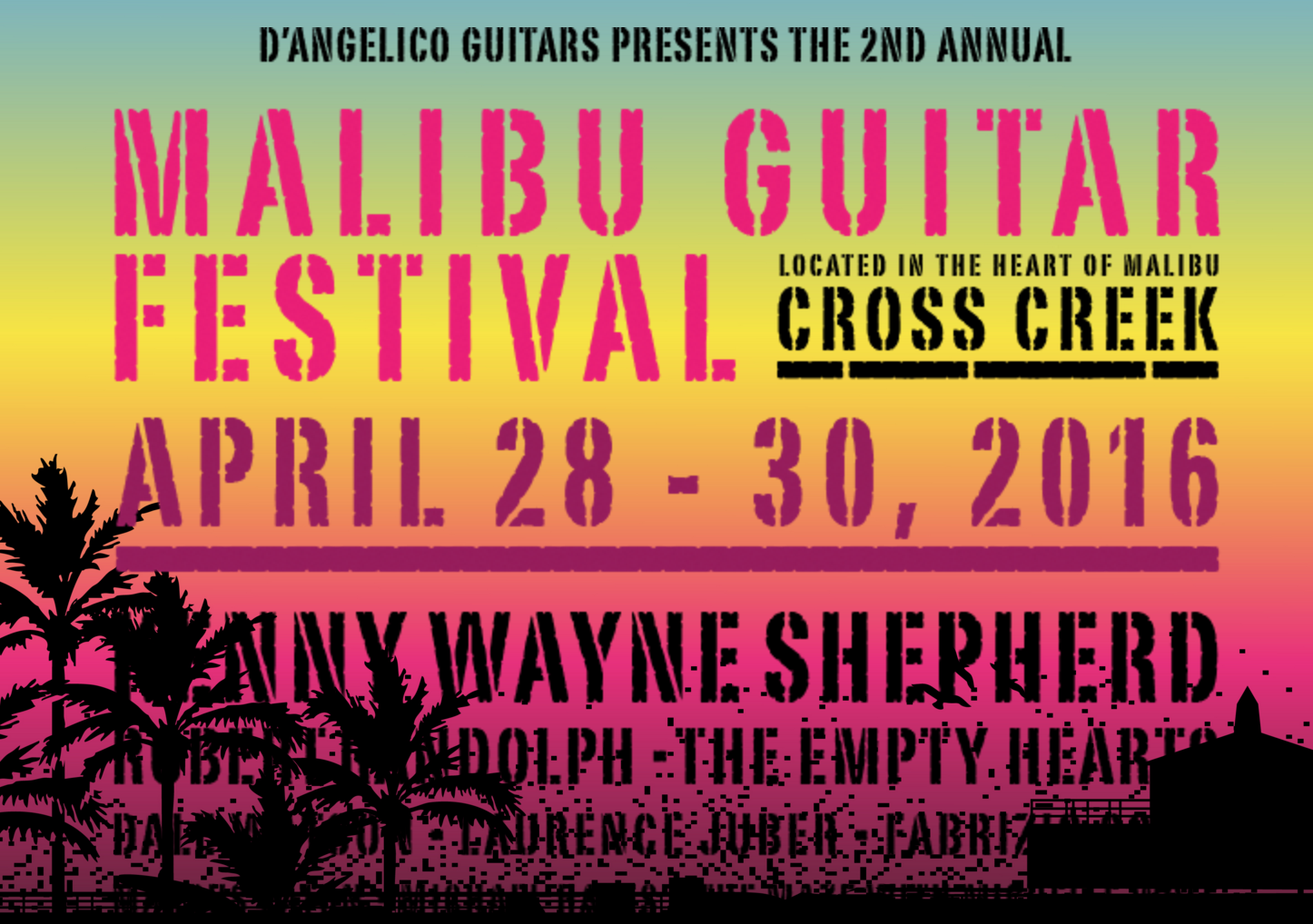 Cameramen and Women Wanted! The Malibu Guitar Festival The Los