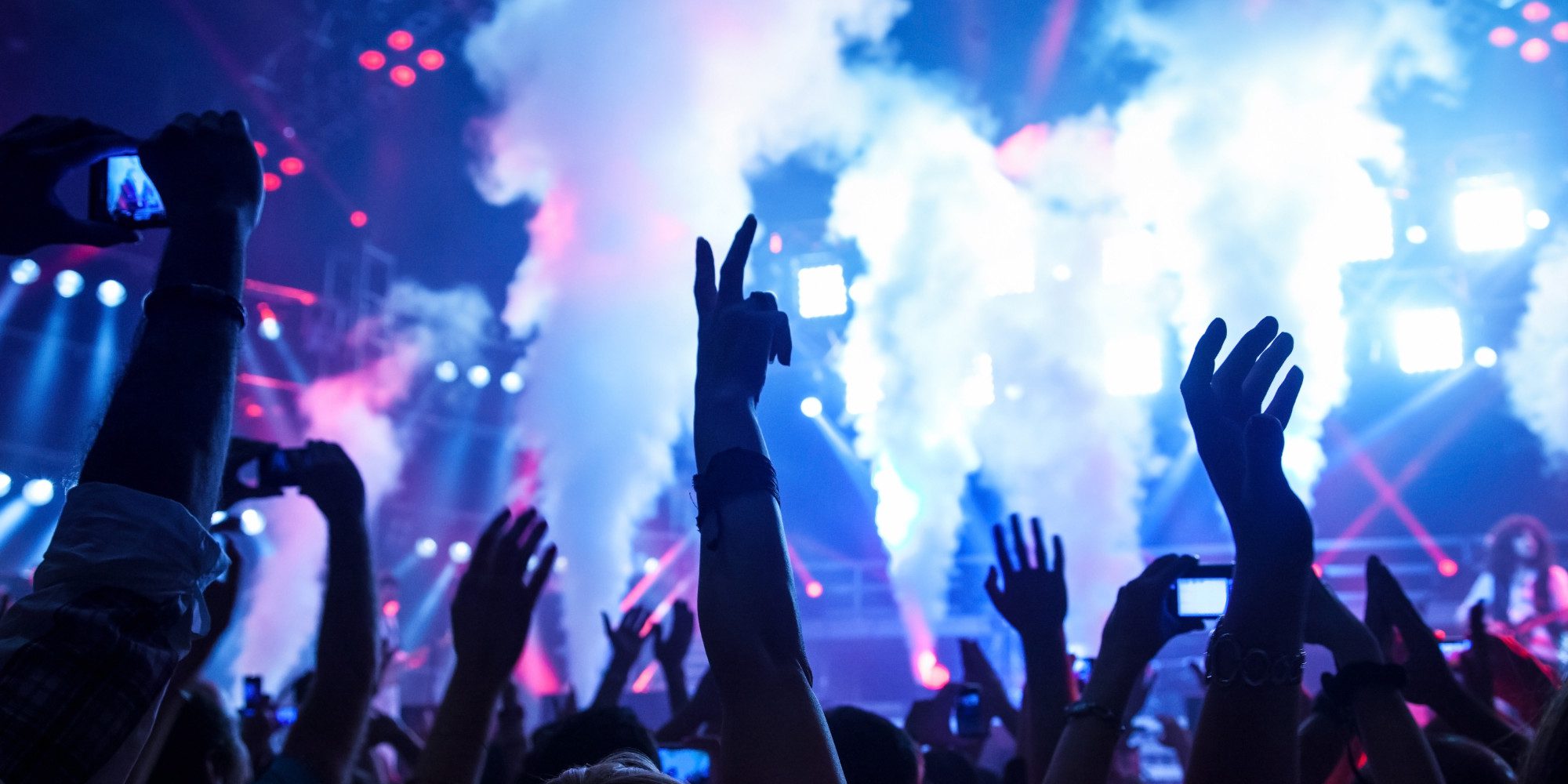 edm concert background