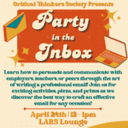 Critical Thinkers Society Flyer