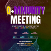 Q+mmunity Club Flyer