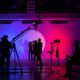 Film production set at LA Film School illustrating thought leadership in creative media entertainment education
