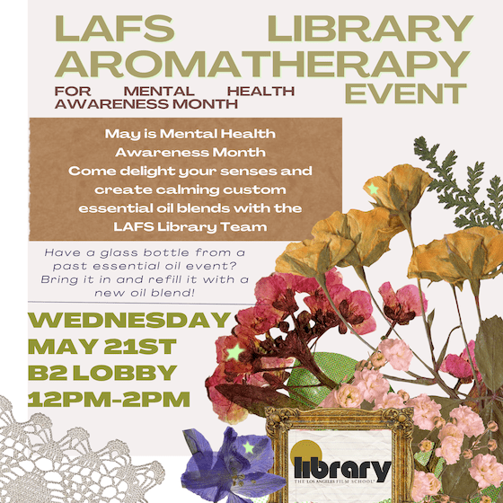 Library Mental Health Awareness : Aromatherapy with Essential Oils Flyers