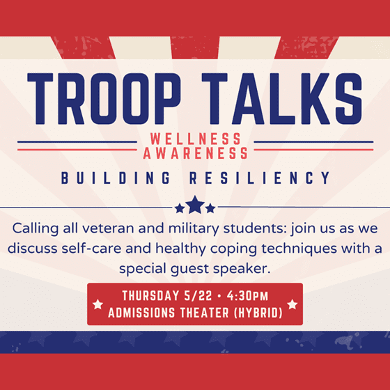Troop Talks Flyer