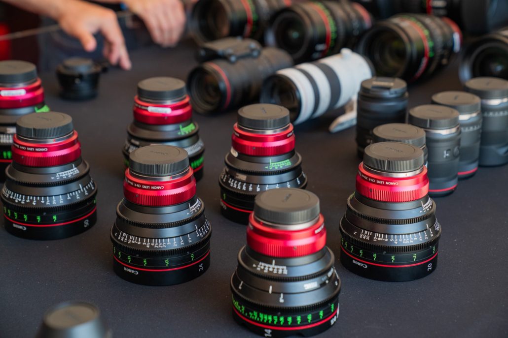Camera Lenses at Cinegear expo