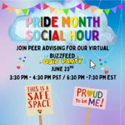 Pride Social Hour Flyer