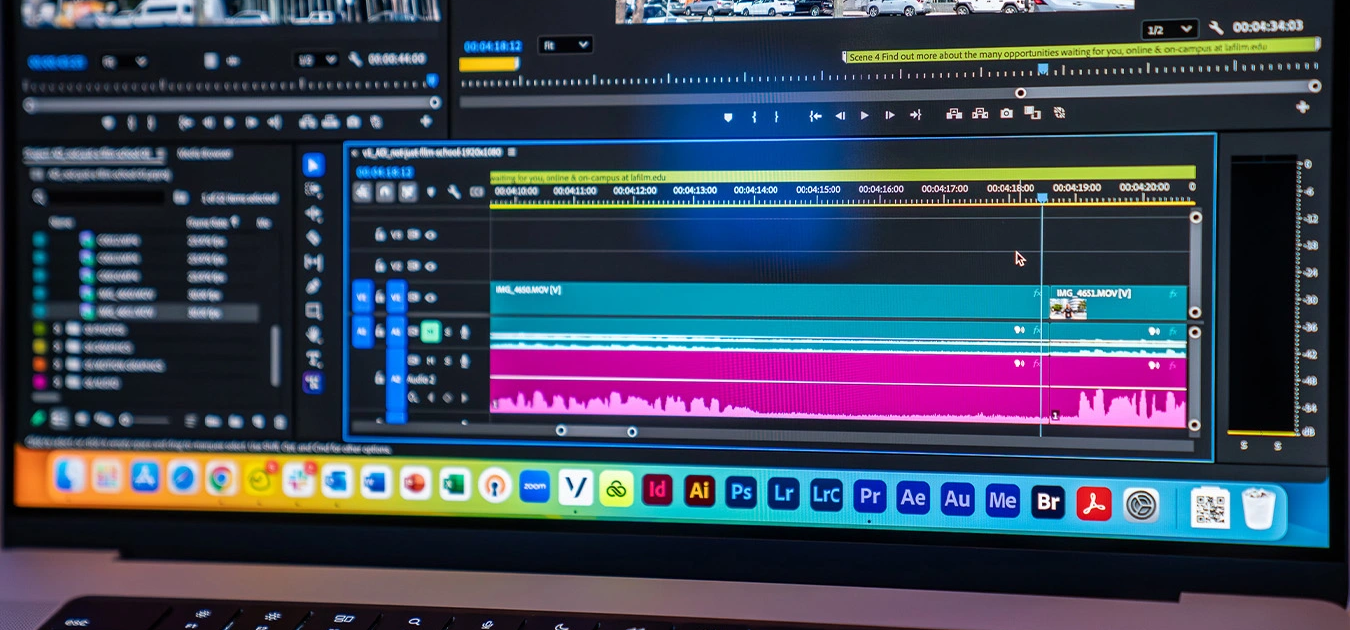 Editing at a computer
