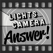 Lights Camera Answer Flyer