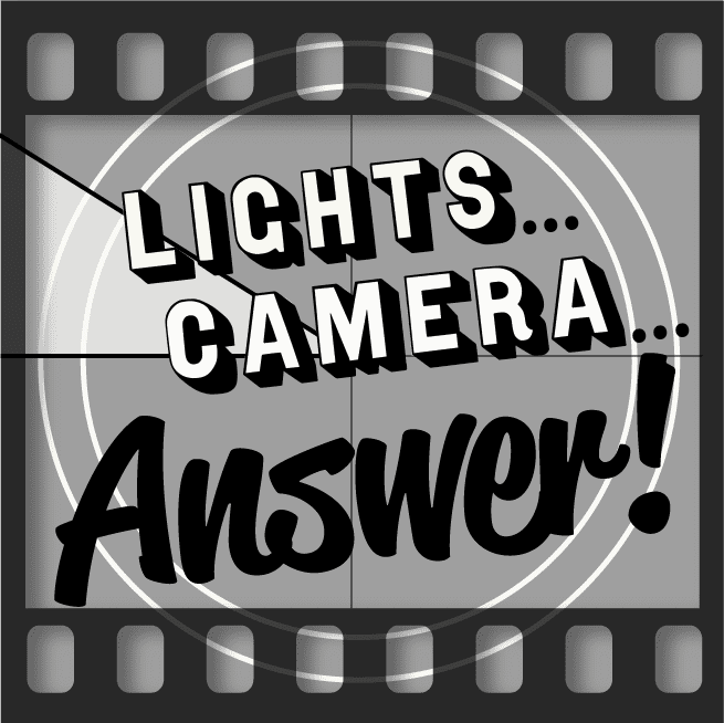 Lights Camera Answer Flyer