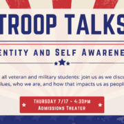 Troop Talks Flyer