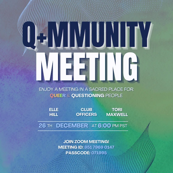 q+mmunity flyer