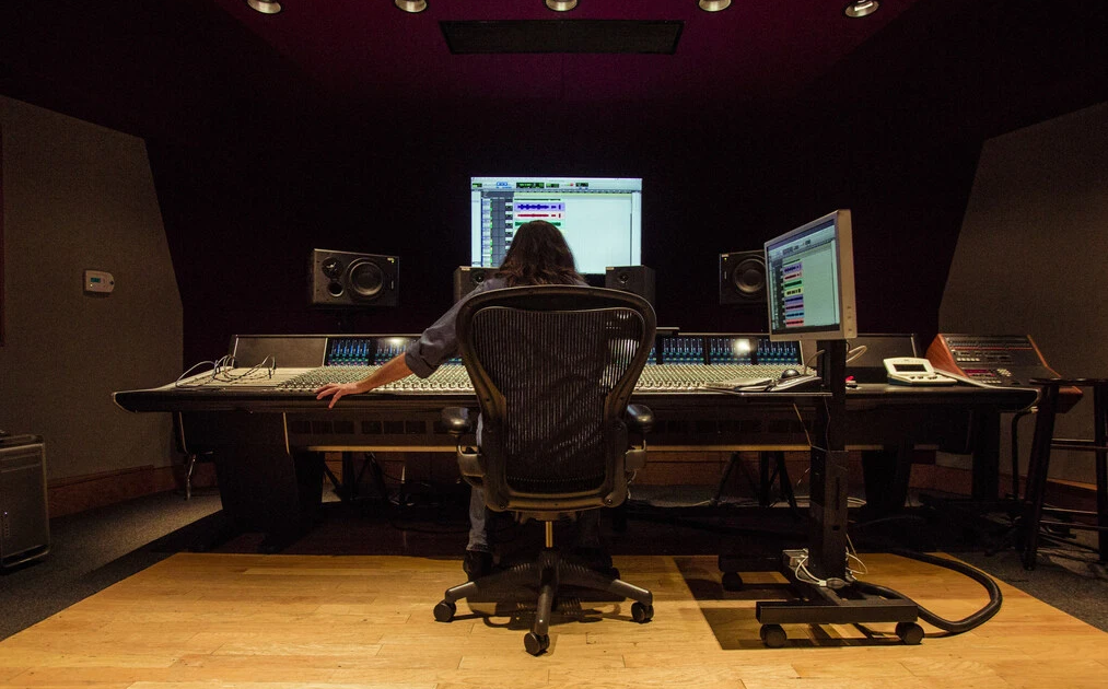 Man at Recording Console