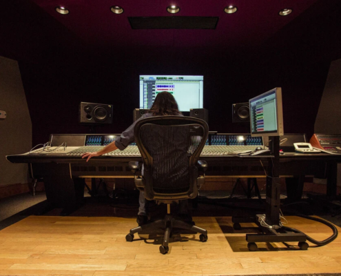 Man at Recording Console