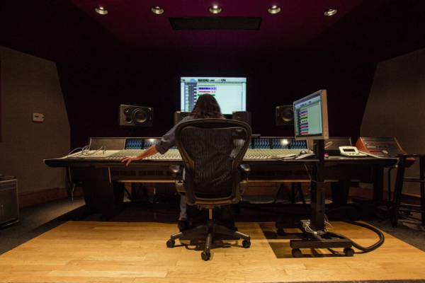 Man at Recording Console