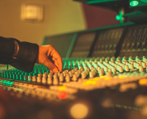 Music Producer vs Audio Engineer; console