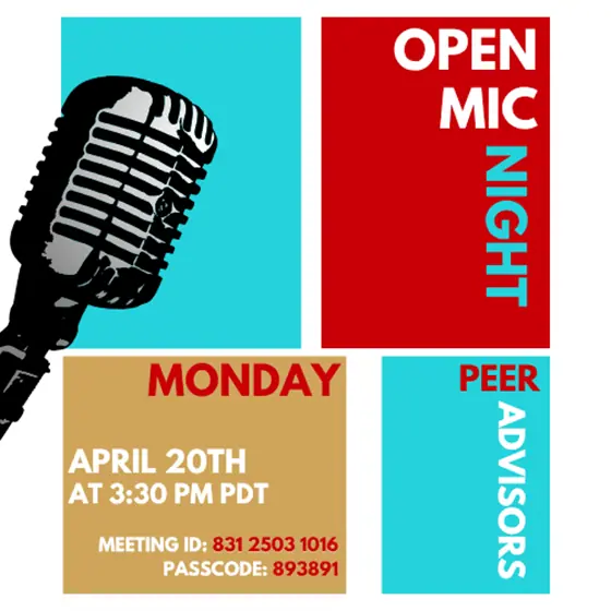 Virtual Social Hour: Open Mic Night
