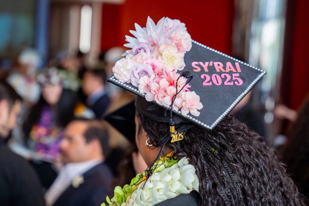LAFS Alumna S'yrah Smith at graduation