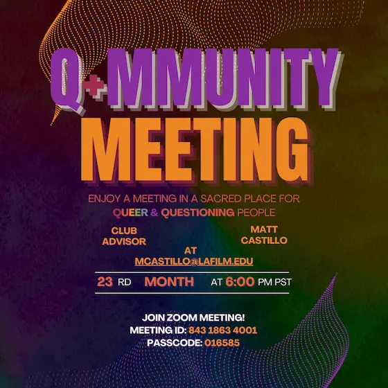 Q+mmunity Club Meeting
