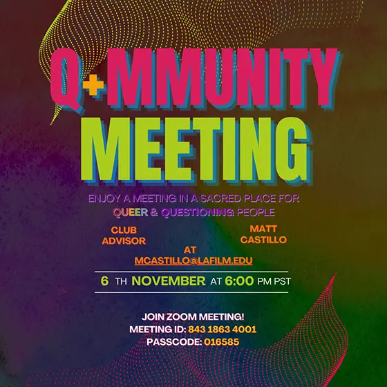 Q+mmunity Club Meeting