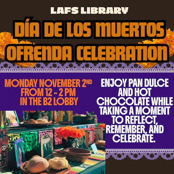 LAFS Library Día de los Muertos Ofrenda Celebration